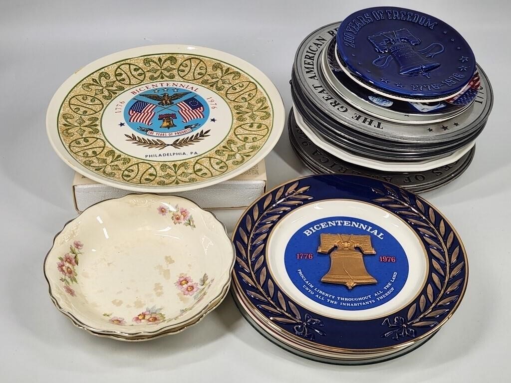 ASSORTED LOT MOSTLY BICENTENNIAL PLATES