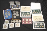 Quantity of mostly proof & UNC world coins