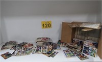 Box Of NFL Trading Cards