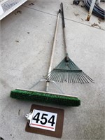 broom & rake