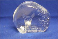 Mats Johansson Crystal Paperweight