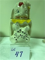 Vintage Turnabout Dumbo and Goofy Cookie Jar