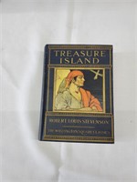 Antique Treasure Island Hardback Book