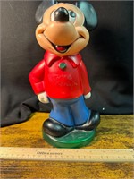 VINTAGE 1970 MICKEY MOUSE COIN BANK