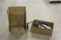 Rolling Wood Cart for Torch, Lug Wrench, Tire Iron