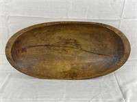 Antique Wooden Dough Bowl