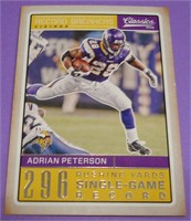 2016 Classics ADRIAN PETERSON RB insert Card #3