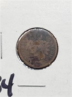 No Date Indian Head Penny Damaged