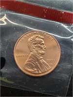 Uncirculated 2003-D Lincoln Penny In Mint Cello