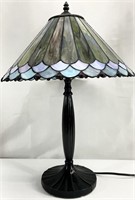 Quoizel Stained Glass Shade & Lamp