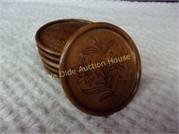 Set of 6 Wooden Coasters