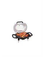 Outdoor Electric BBQ Grill & Smoker  Black - 1500W