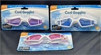 3ct Youth Cool Goggles Blue Purple Pink NEW