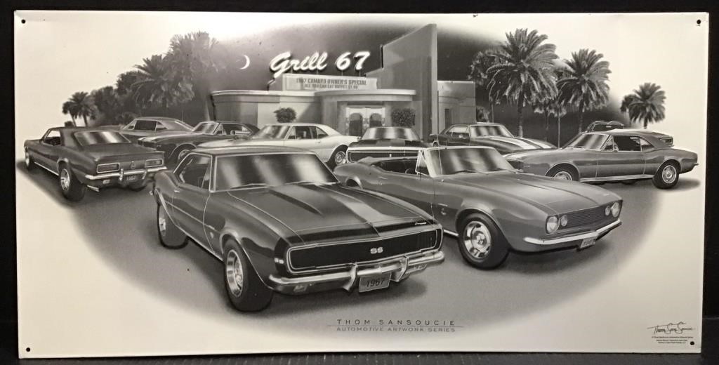 1967 CAMARO OWNERS CARS METAL SIGN