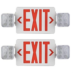 AmazonCommercial Emergency Light Exit Sign,