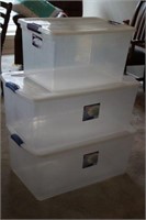 SELECTION OF STERILITE STORAGE TOTES