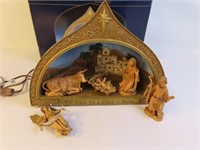 Fontanini Nativity Figures w/Display, In Box