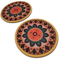 2 x Non-Slip Rubber Table Mats