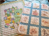 2) baby quilts