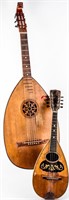 Vintage Wooden 6 & 8 String Mandolins Customized