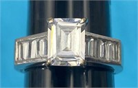 Sz.6 Sterling Silver Ring 6.01 Grams