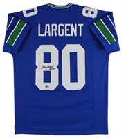 Seahawks Steve Largent  Signed Jersey BAS COA