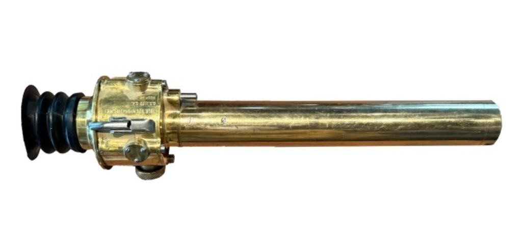 Vintage Military Artillery Brass Spotting Scope