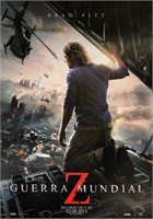 Brad Pitt Autograph World War Z Poster