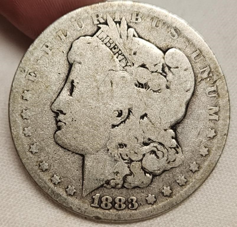 1883 "O" Morgan Dollar