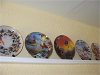 Six (6) Hand Painted Plates