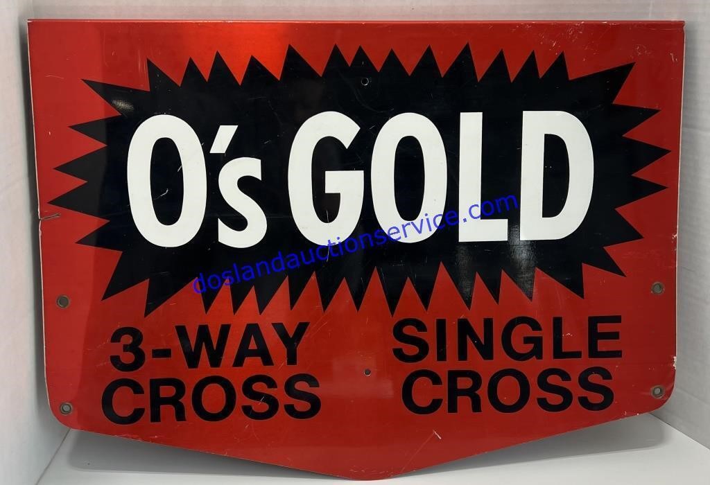Vintage O’s Gold Metal Sign (23 x 18)
