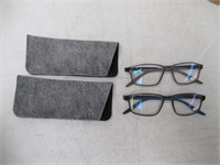 2-Pk Innovative Eyewear Blue Light Readers, +2.00,