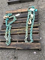 (2) 10' CHAINS HEAVY DUTY (BLUE)