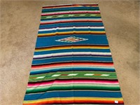 Vintage Saltillo Serape Blanket/Rug