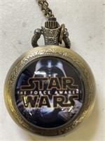 Stars War Pocket Watch