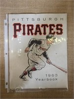 1963 Pittsburgh Pitates Baseball Yearbook