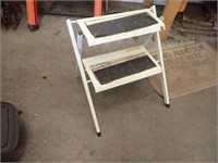 2-Step Folding  Metal Ladder - 24"H
