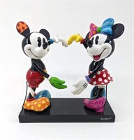 Romero Britto Mickey and Minnie Mouse Figurine