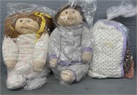 (2) Cabbage Patch Dolls w/ Clothes