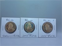 Lot of 3 Sacagawea $1.00 Coins