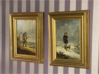 Pair of Framed Pictures (By Thomas Hand - Pupil
