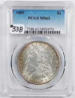 1889  Morgan Dollar   PCGS MS-63