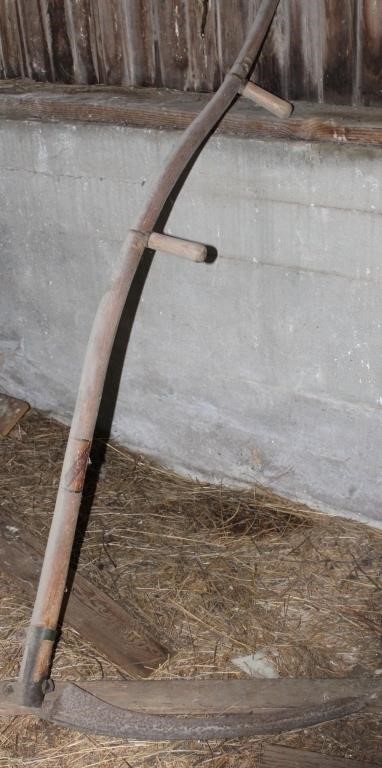 Antique Hay Scythe