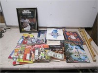 Lot of Sports Literature & Collectibles -