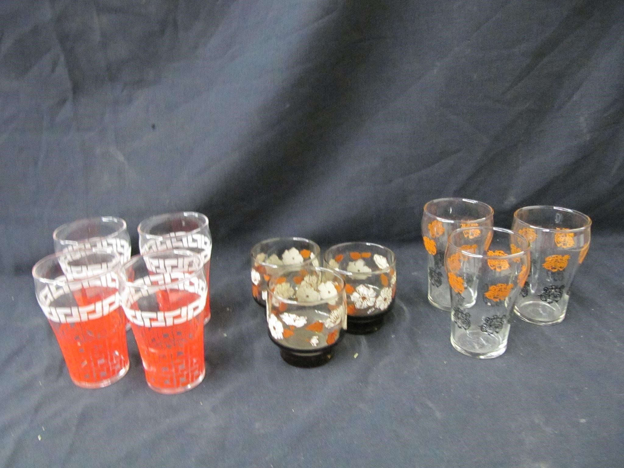 RETRO 1970'S VINTAGE LIBBY JUICE GLASSES