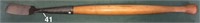 Unusual 2 1/8-inch curved chisel or barking spud