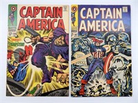 (2) CAPTAIN AMERICA #107 & #108 MARVEL