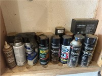 Asst Spray Paints & Varnishes