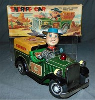 Battery Operated Sheriff Car in Box.