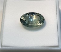 3.75ct 14x10mm M Oval Irr Green Amy